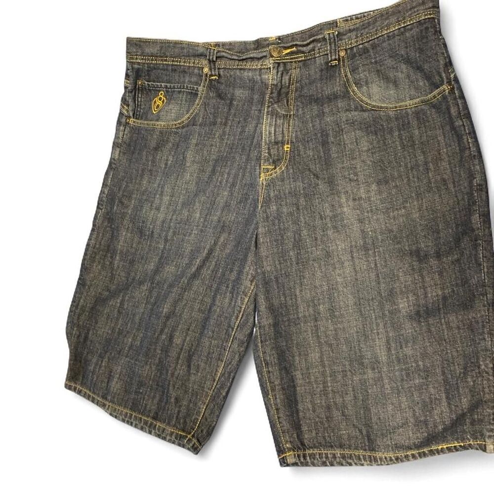 Eight-x Men's Navy and Blue Shorts